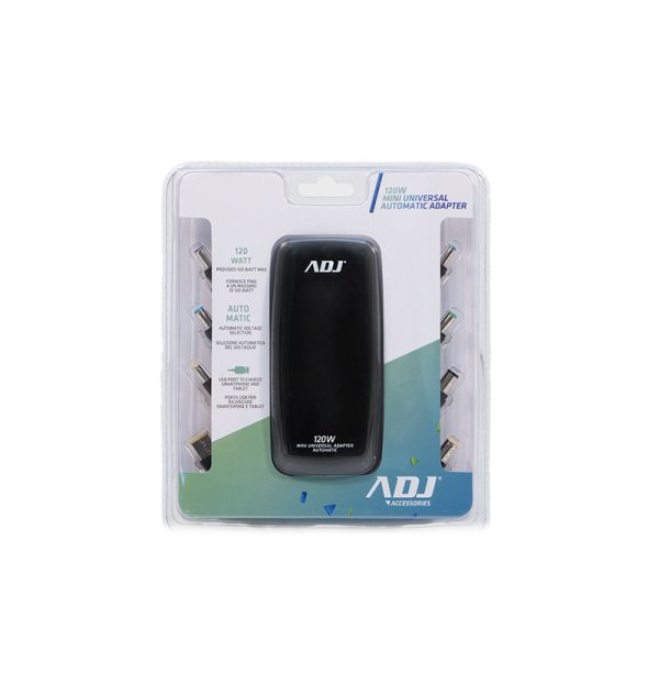 Alimentatore universale notebook ADJ con Porta USB